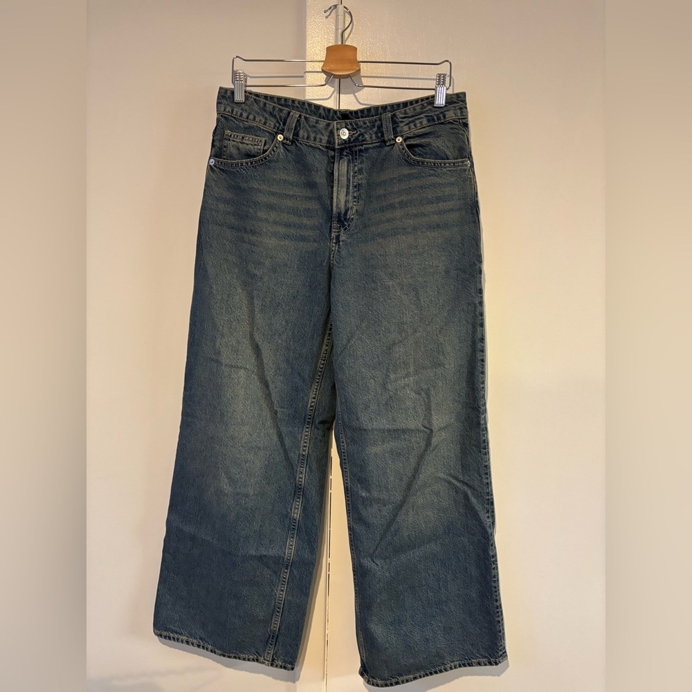 H&M Blue Straight Leg Jeans